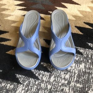 Croc sandals